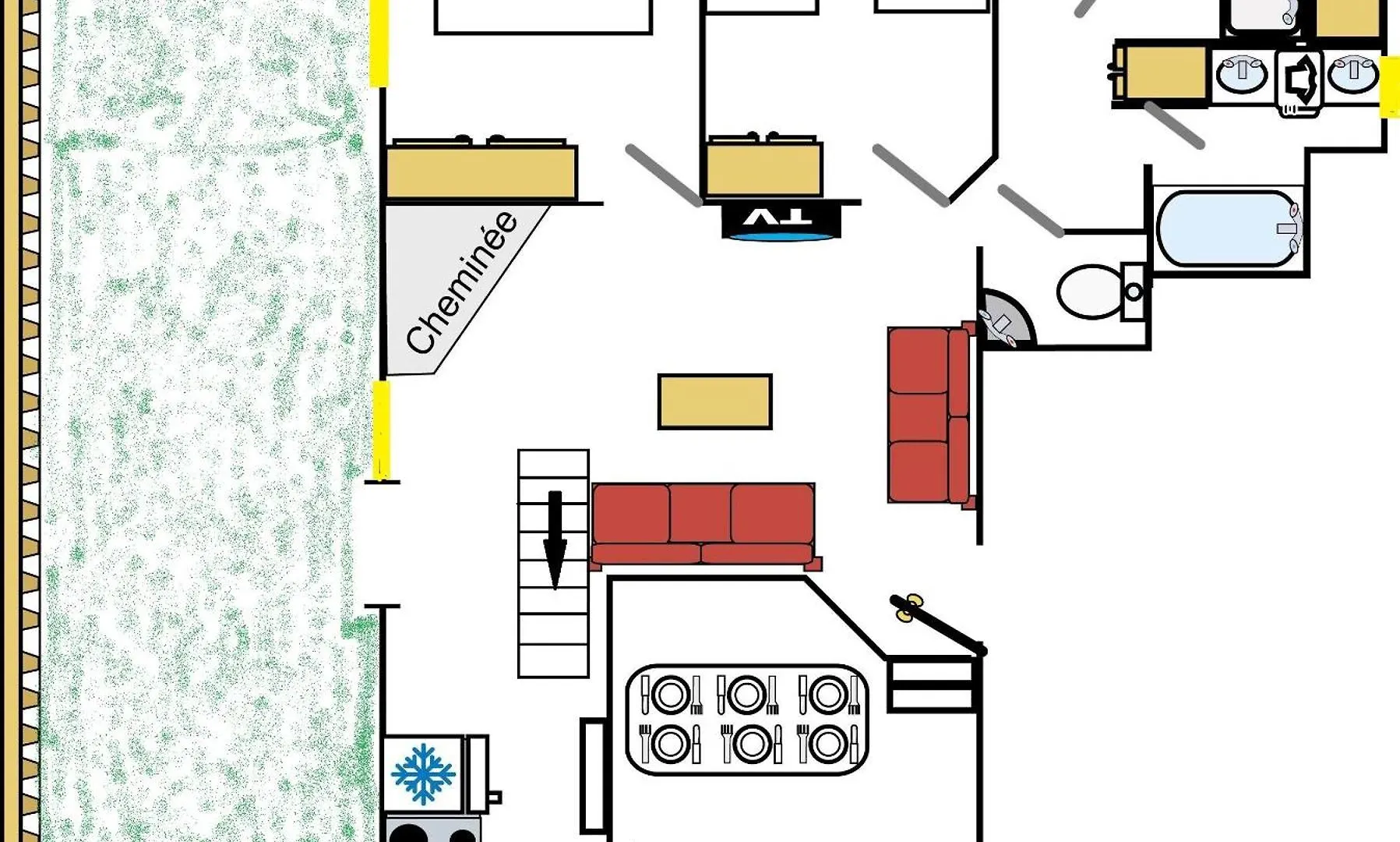 Chalet L'Avalin Val-dʼIsère 0*,  Γαλλία